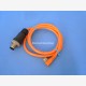 Sensor cable M12-m-4p / M8-f-3p, 32"